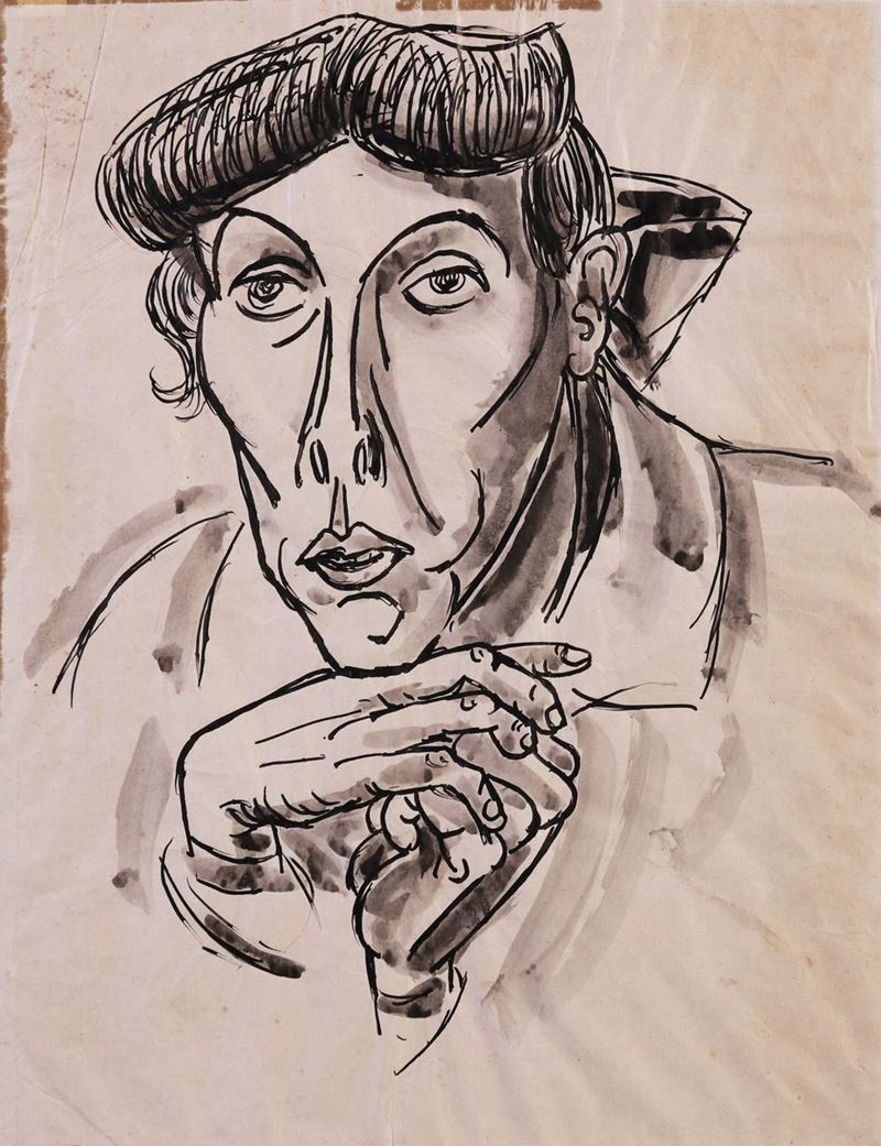 Giuseppe Migneco - Ritratto di Dodi