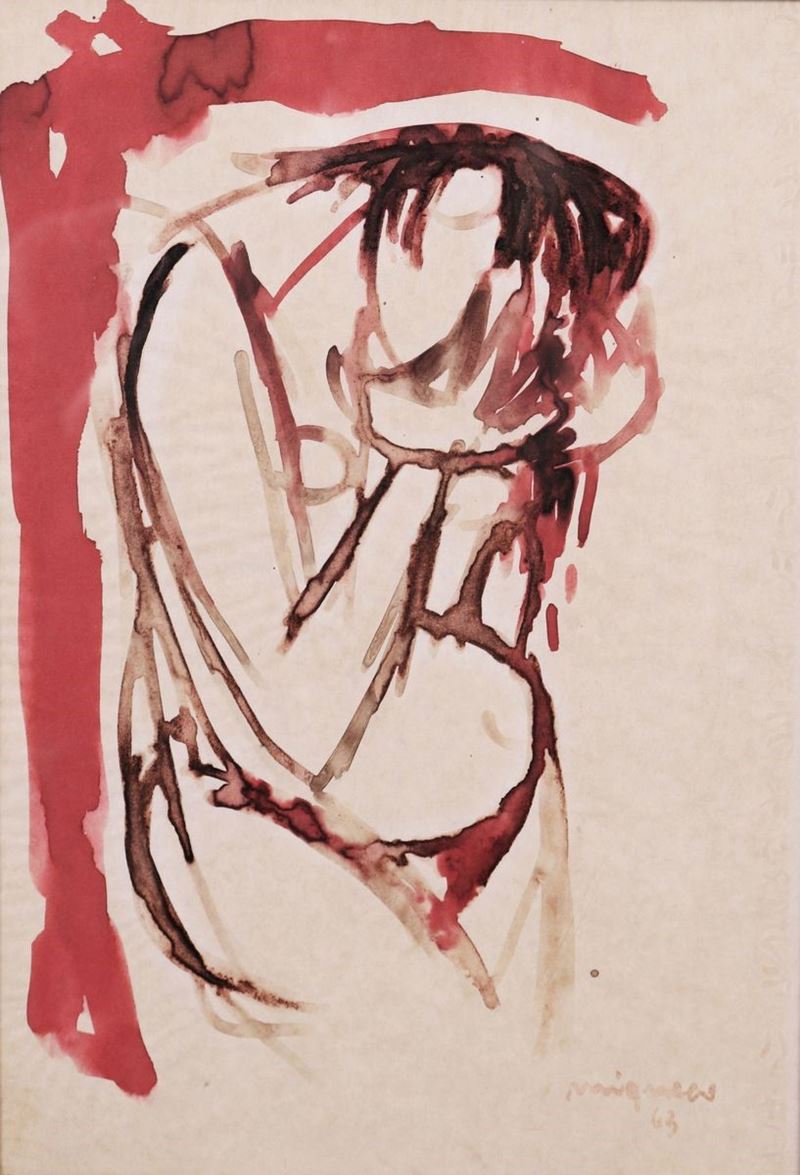 Giuseppe Migneco - Nudo