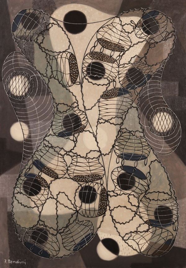 Fulvio Pendini : Costellazione  (1970)  - Olio su tela - Auction Contemporary Art - I - Casa d'aste Farsettiarte