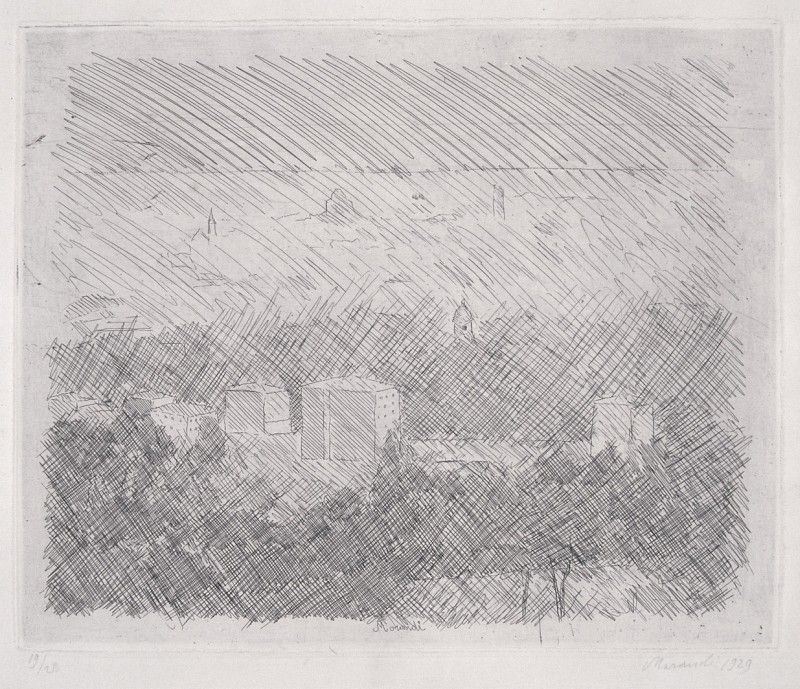 Giorgio Morandi - Paesaggio (pianura di Bologna)