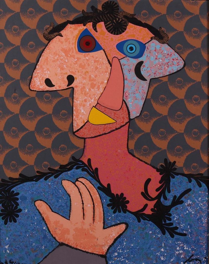 Enrico Baj - Personaggio