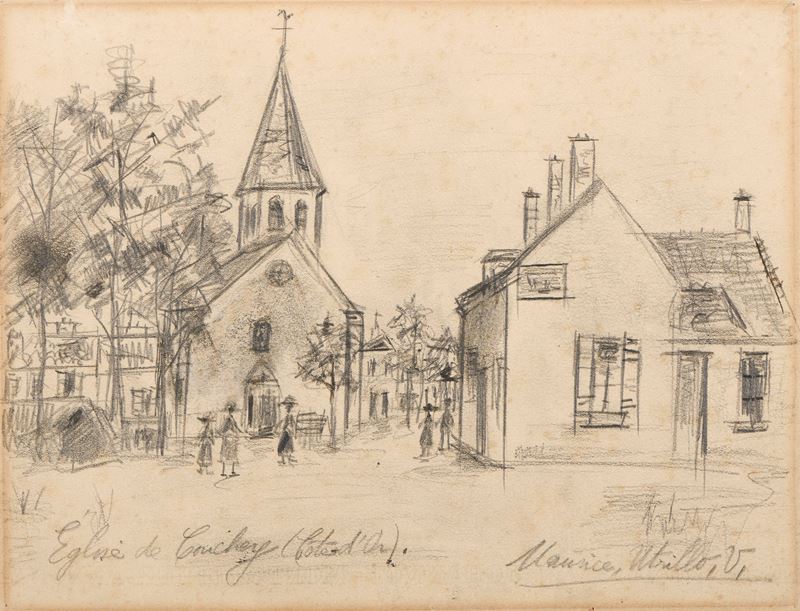 Maurice Utrillo - Église De Couchey (Côte-D'or)