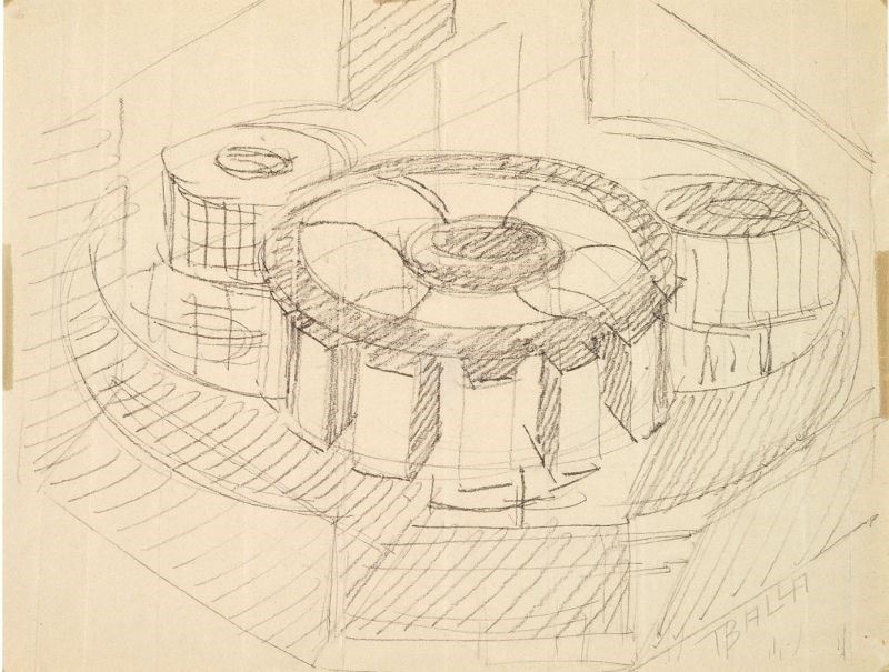 Giacomo Balla - Studio di Ingranaggi