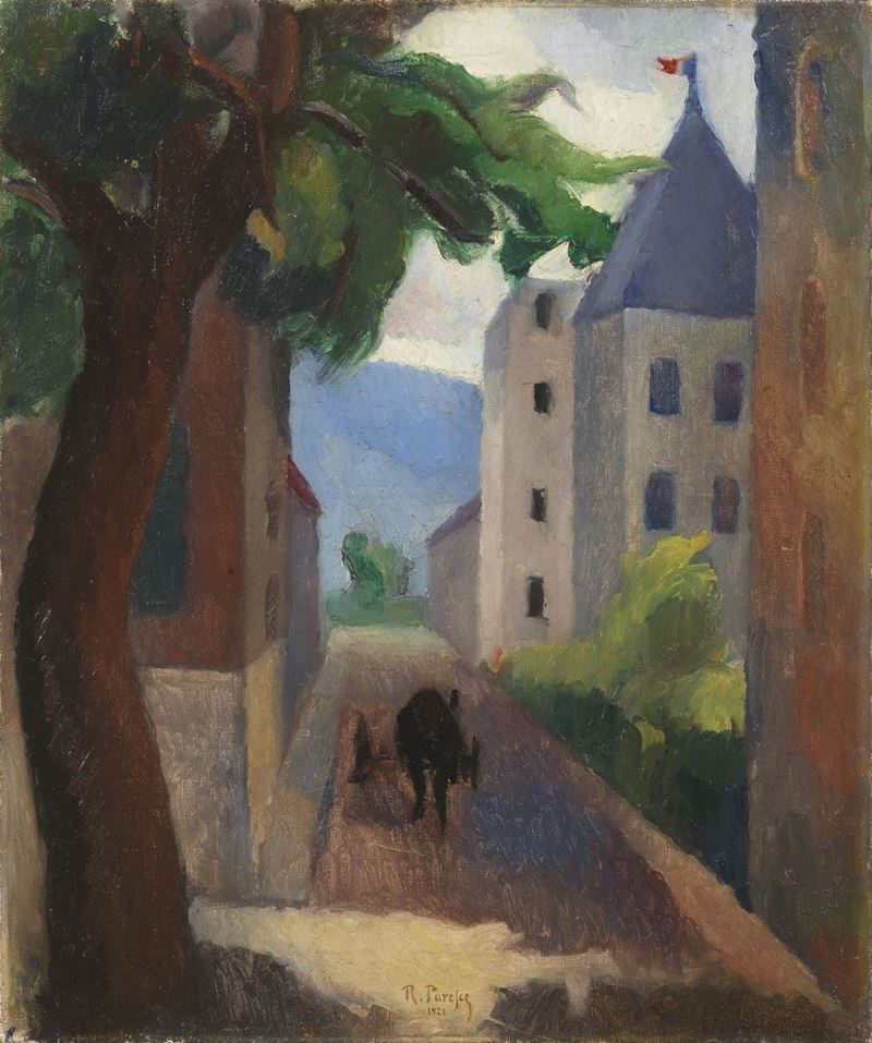 René Paresce - Paesaggio Francese