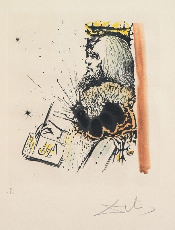 Salvador Dalí - Portrait De Calderón