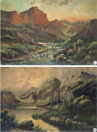 «paesaggio Montano con Fiume» e «paesaggio Montano con Rocce Rosse»