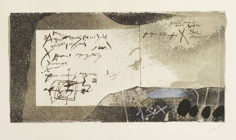 Antoni Tàpies - Manuscript