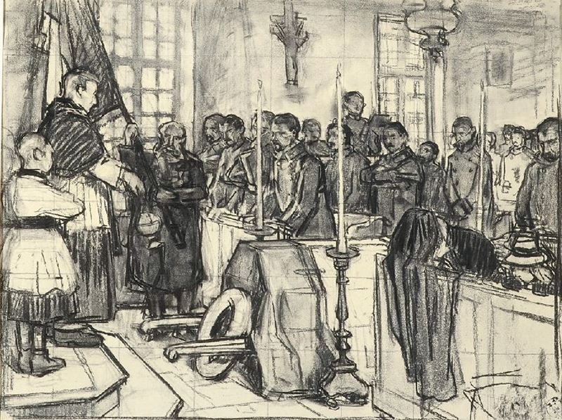 Rene François Xavier Prinet - Funerale