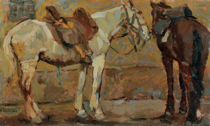 Ruggero Panerai - Cavalli a Riposo