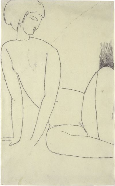 Nu Accroupi (nudo Seduto con le Mani al Suolo)
