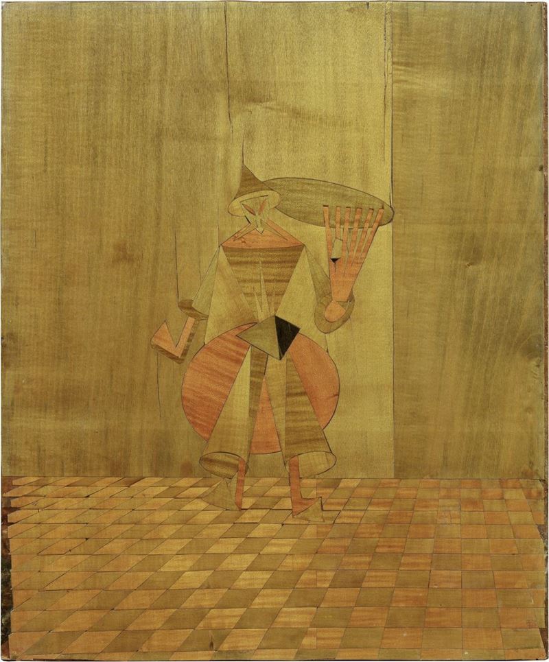 Fortunato Depero - Mandarino Cinese (mandarino con Ombrello)