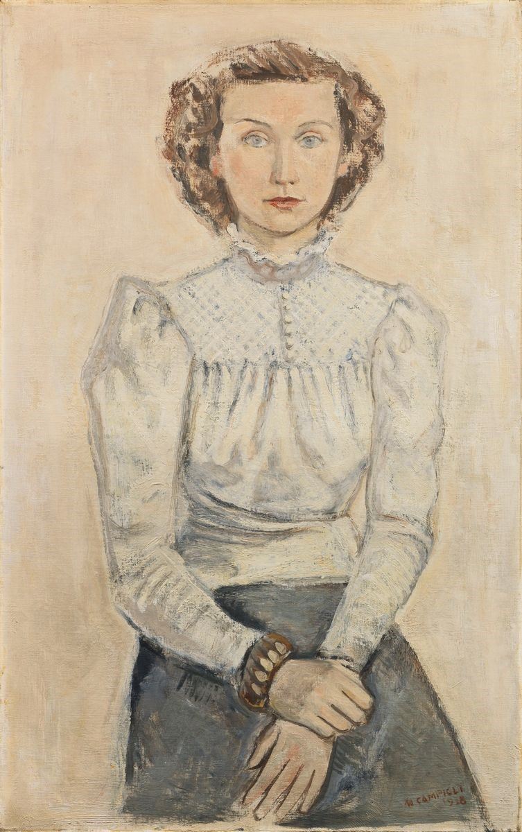 Massimo Campigli - Ritratto di Suzanne Hangrane