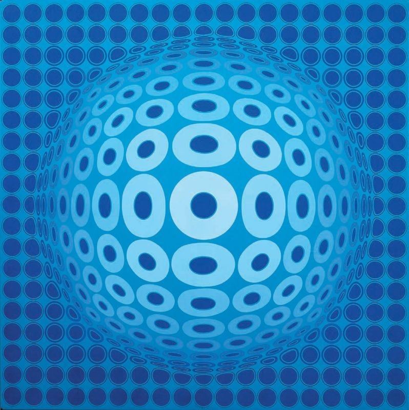 Victor Vasarely - Kek-tuz