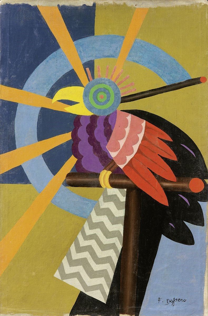 Fortunato Depero - Pappagallo