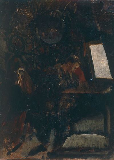 Ritratto di Pittore nello Studio