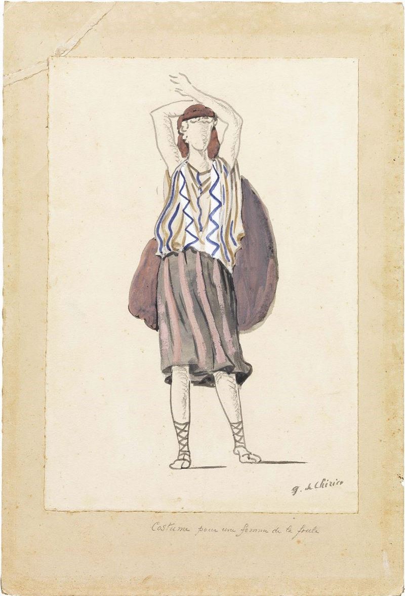 Giorgio De Chirico - Costume Pour Une Femme De la Foule