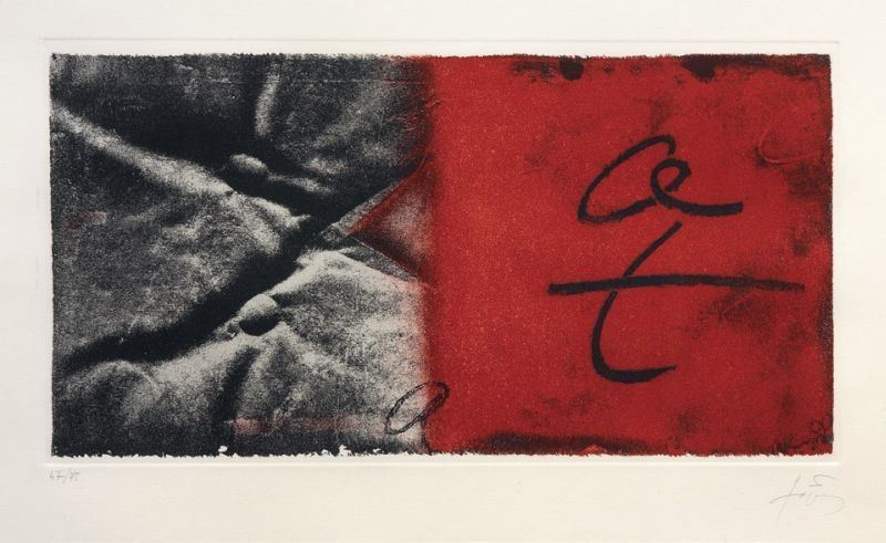 Antoni Tàpies - Negre i Vermell