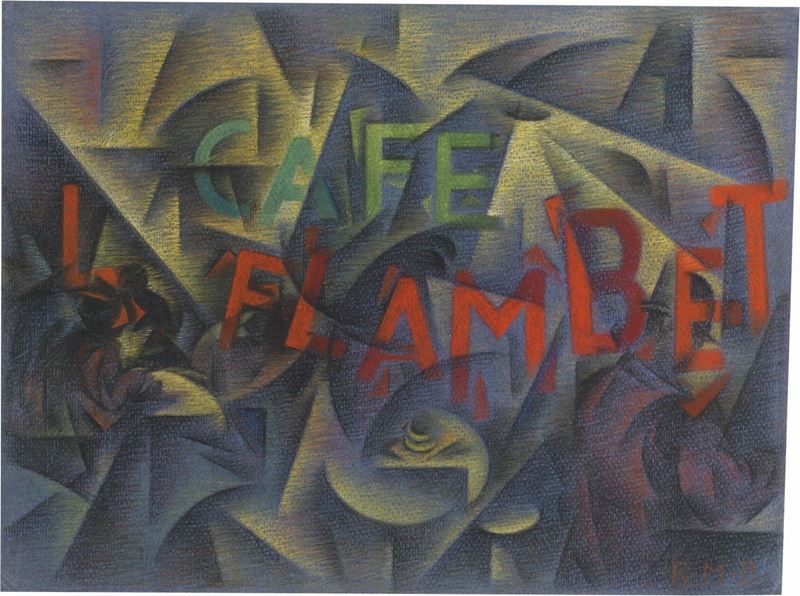 Roberto Marcello (iras) Baldessari - Cafe Flambet