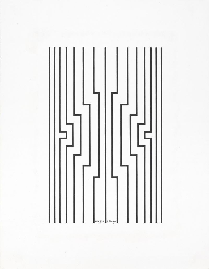 Victor Vasarely - Senza Titolo