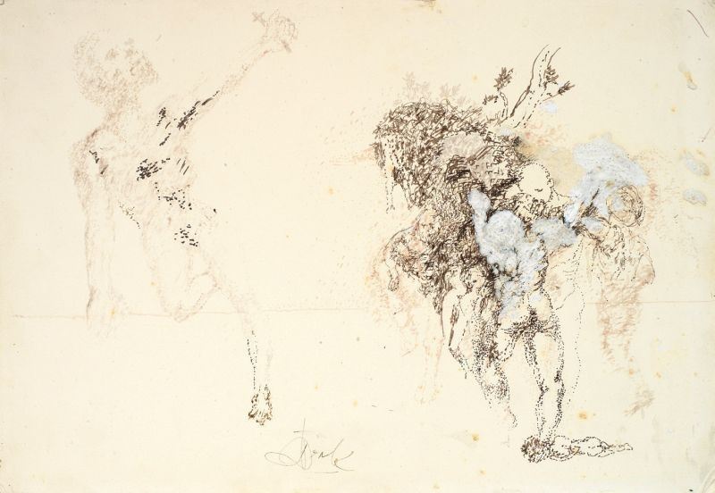 Salvador Dalí - Saint Hilaire Avec Unicorne