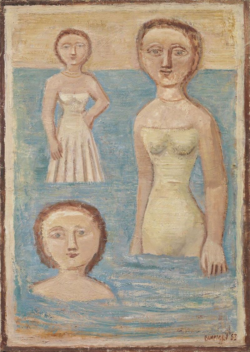 Massimo Campigli - Bagnanti