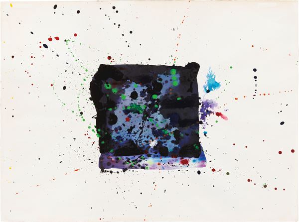 Sam Francis : Senza titolo  (1973)  - Acrilico su carta - Asta Arte Contemporanea - Casa d'aste Farsettiarte