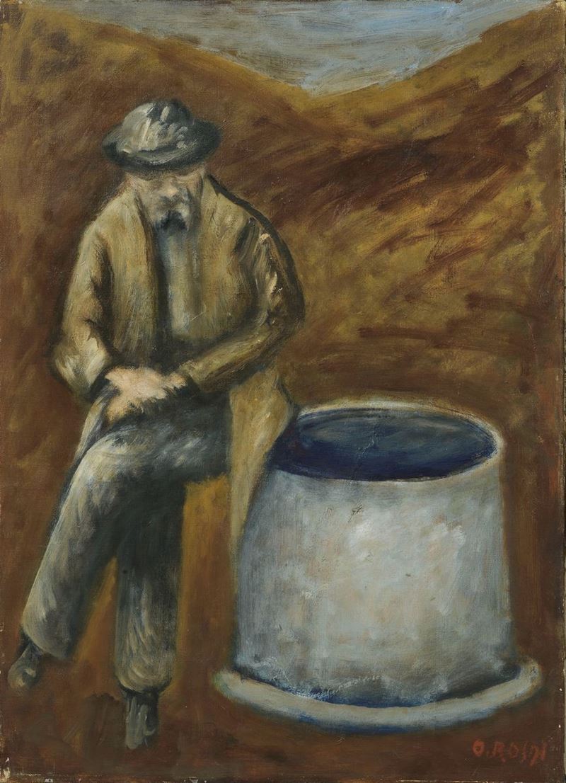 Ottone Rosai - Uomo sul Pozzo