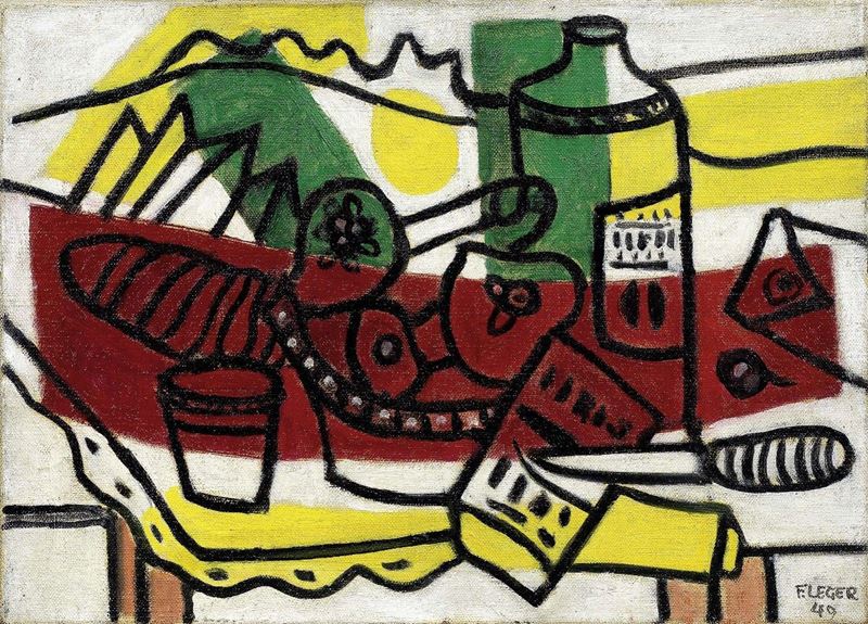 Fernand Léger - Nature Morte Polychrome