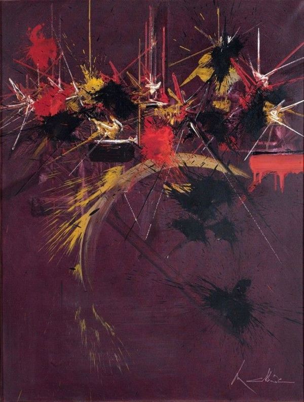 Georges Mathieu - Pleurs de flamme