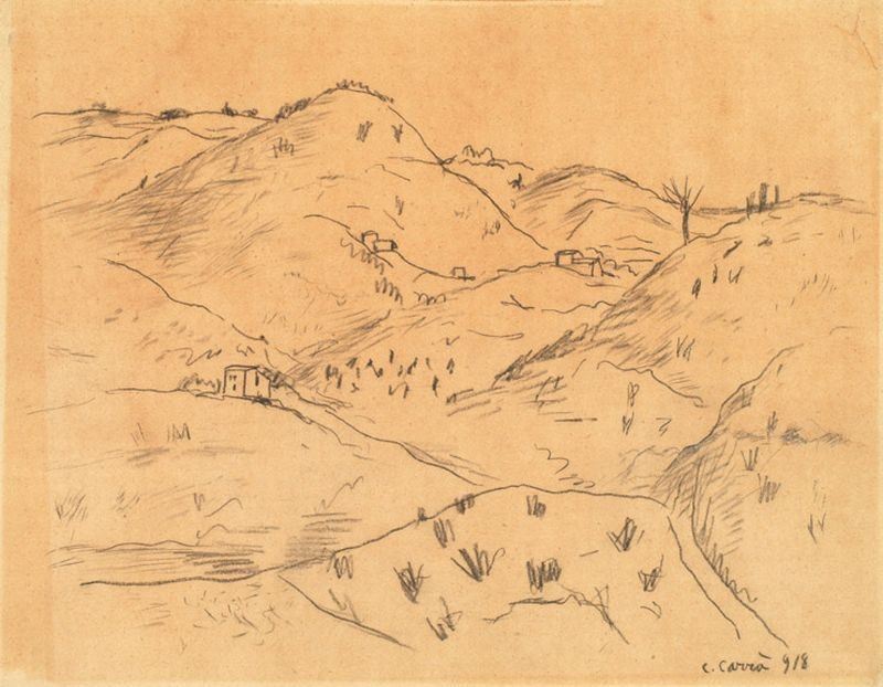 Carlo Carrà - Paesaggio