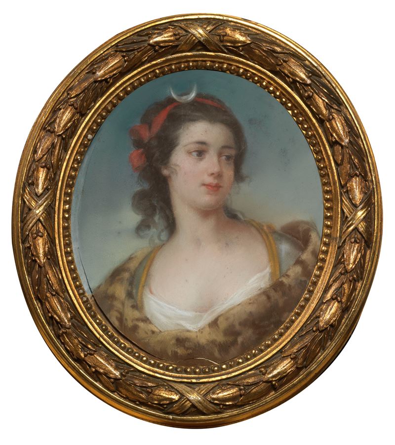 Élisabeth-louise Vigée le Brun (attr. A) - «ritratto di Fanciulla Come Diana», «ritratto di Fanci...