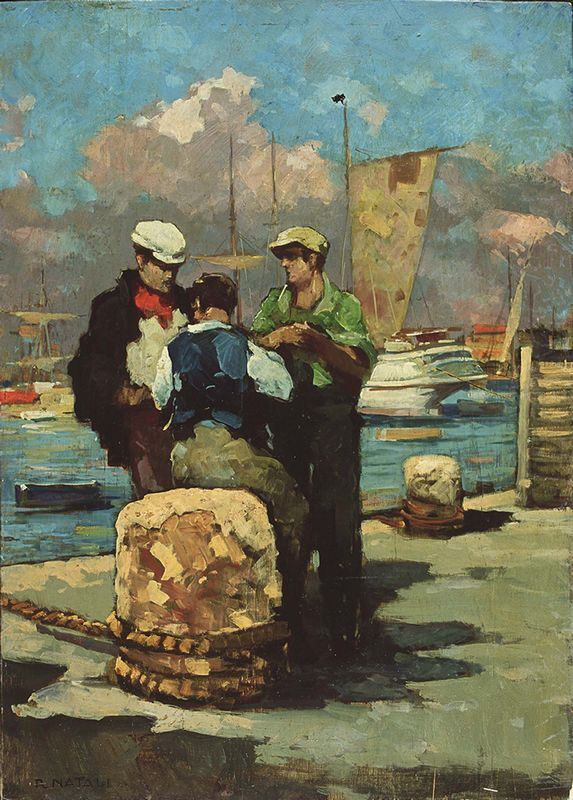 Renato Natali - Pescatori in riposo