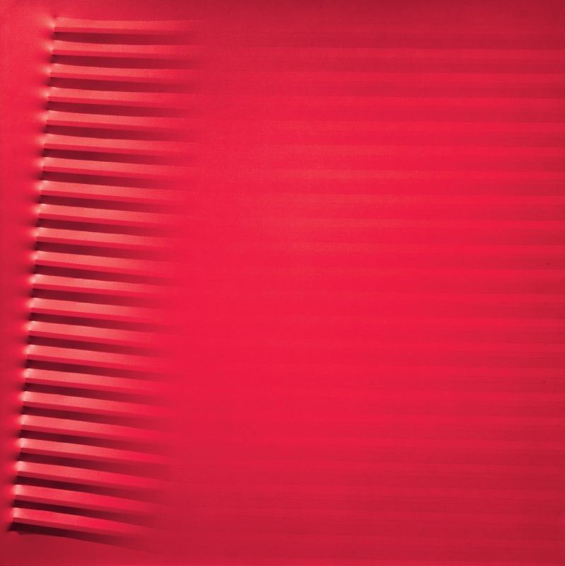 Agostino Bonalumi - Senza Titolo - Rosso