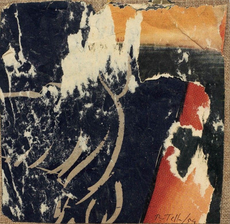 Mimmo Rotella - Senza Titolo