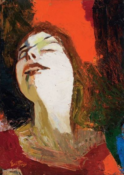 Testa di Donna (testa di Donna di Scorcio)