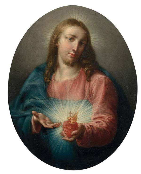 Pompeo Gerolamo Batoni (studio Di) - Sacro Cuore