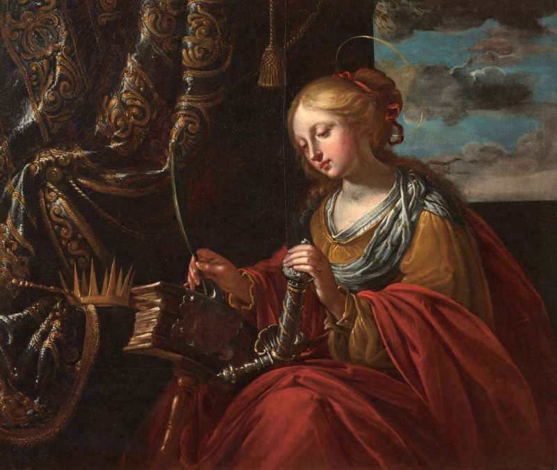 Girolamo Scaglia - Santa Caterina D'alessandria