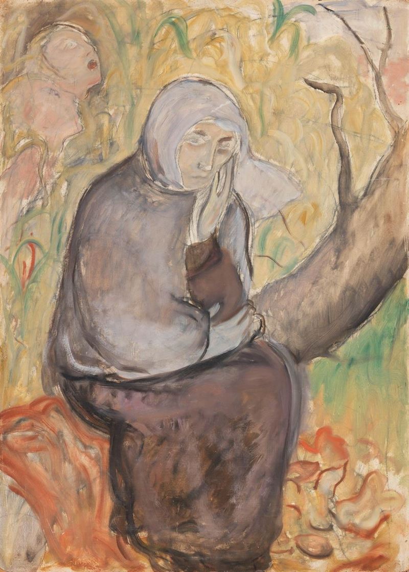 Elisabeth Chaplin - Donna sulla Panchina (solitudine)