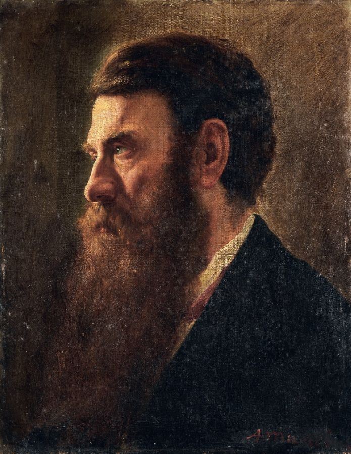 Antonio Mancini - Ritratto di Uomo