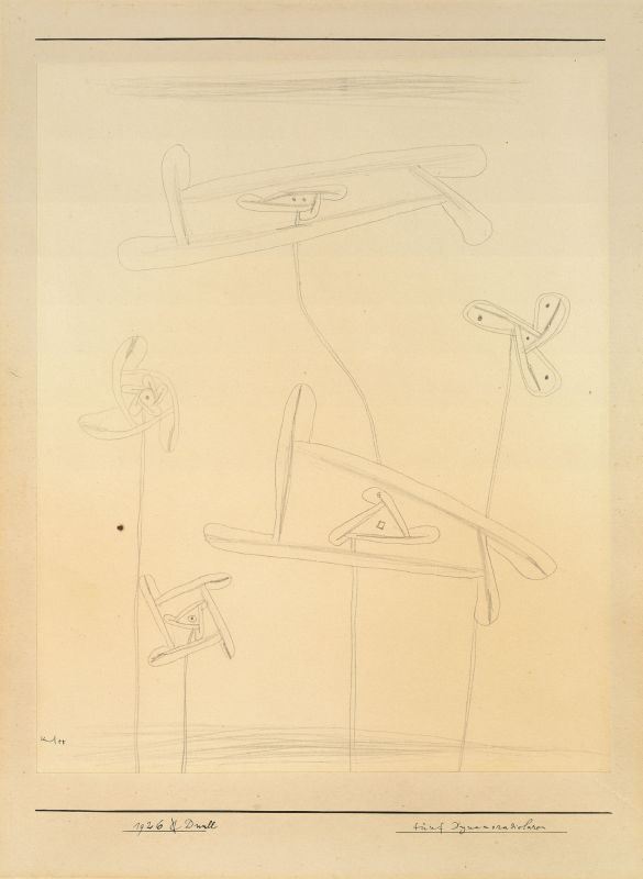 Paul Klee - Fünf Dynamoradiolaren
