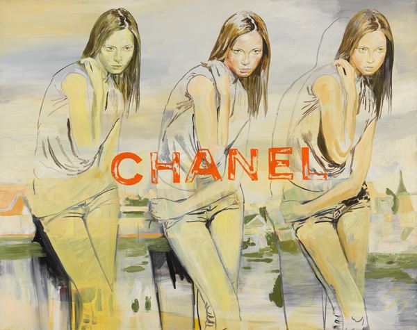 Dormice : Chanel  (2004)  - Olio su tela - Auction PARADE V - Contemporary Art - Casa d'aste Farsettiarte