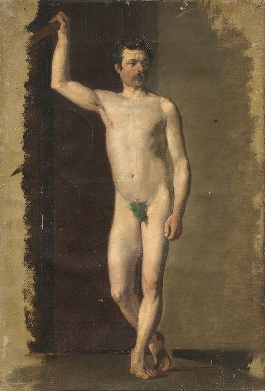 Giacomo Favretto - Nudo maschile