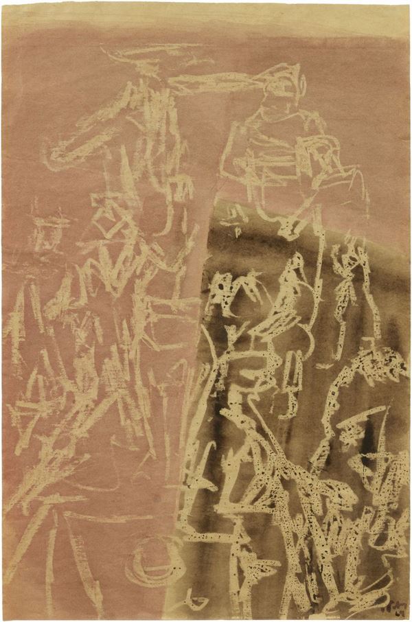 Mark Tobey : Untitled  (1969)  - Acquerello su carta - Asta ARTE CONTEMPORANEA - I - Casa d'aste Farsettiarte