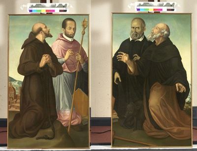 San Carlo Borromeo, San Francesco e Altri Due Santi