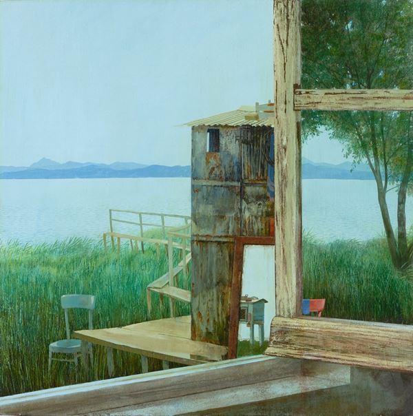 Alessandro Tofanelli - Paesaggio di lago