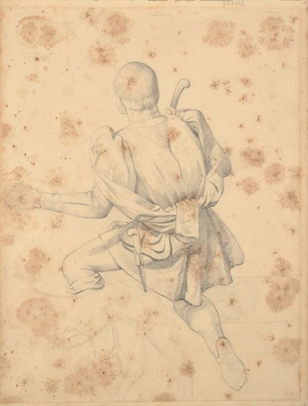 Gustave Dor&#233; - Figura maschile di spalle