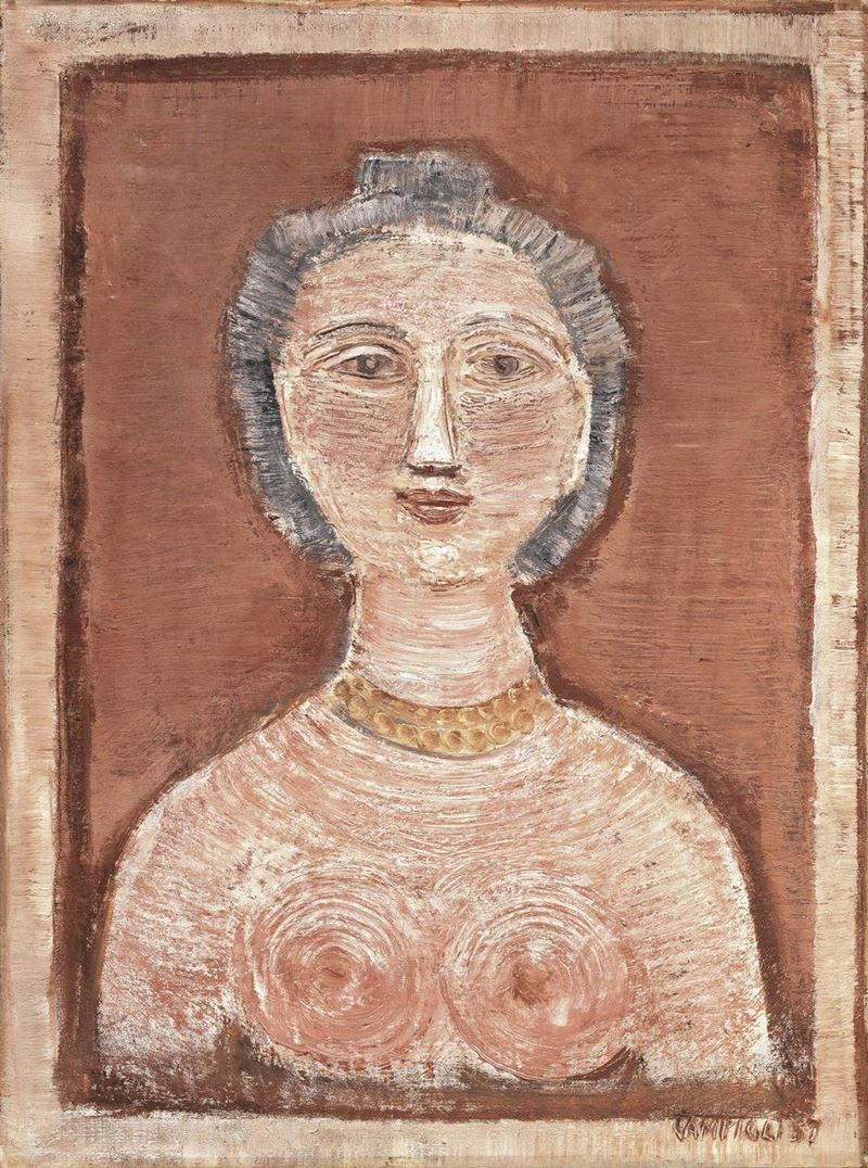 Massimo Campigli - Busto (figura Femminile)