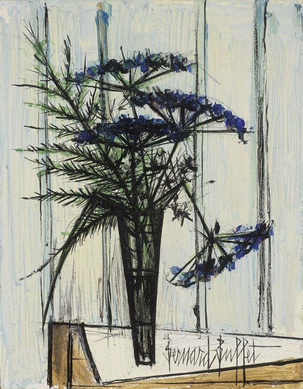 Bernard Buffet - Vaso di fiori