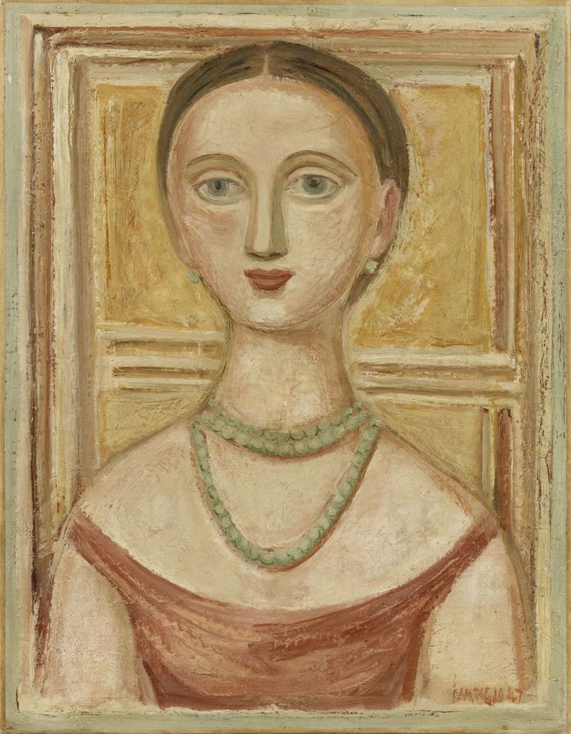 Massimo Campigli - Busto (le Perle)