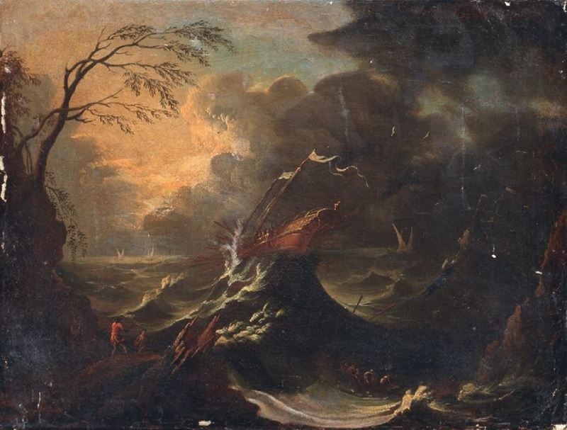 Scuola Francese del XIX Secolo - Tempesta